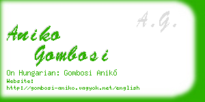 aniko gombosi business card